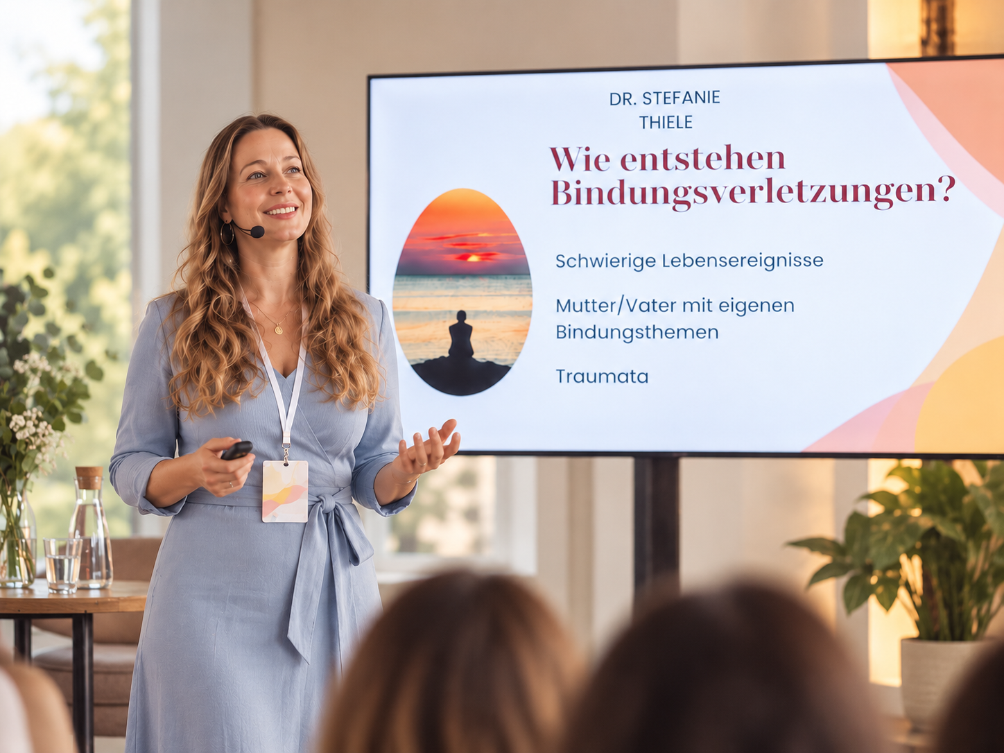 Dr. Stefanie Thiele bei einem Workshop in Lagos, Portugal